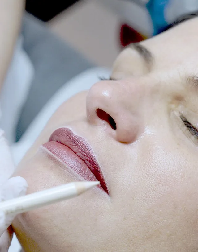 Vorzeichnung Lippen